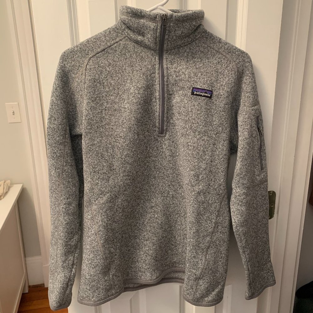 Patagonia Better Sweater 1/4 Zip | Women's Large | Birch White
